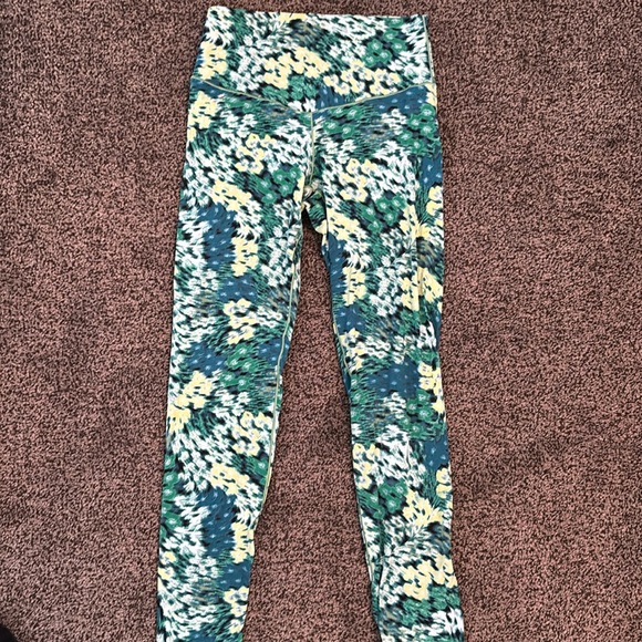 Offline by aerie blue and green leggings - Picture 1 of 4
